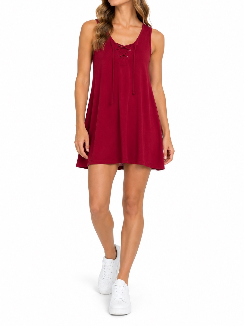 Nordstrom Size Small Deep Red Mini Dress